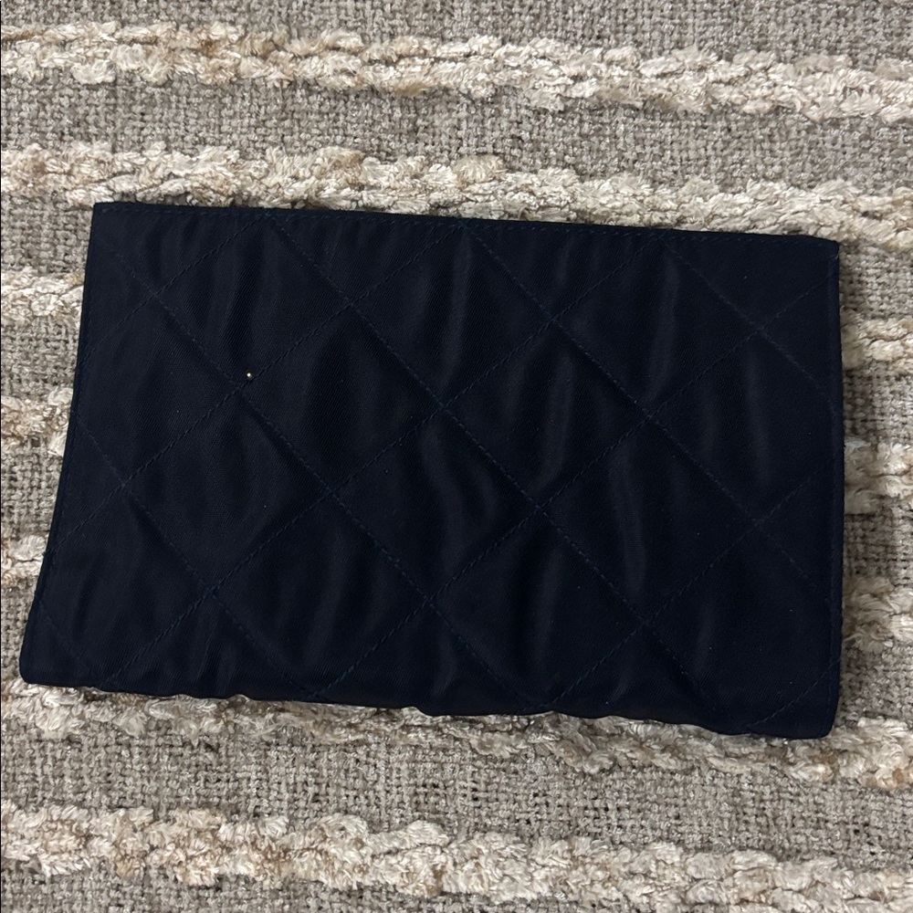 Prada Black Quilted Nylon Wallet Envelope Clutch - Picture 2 of 16